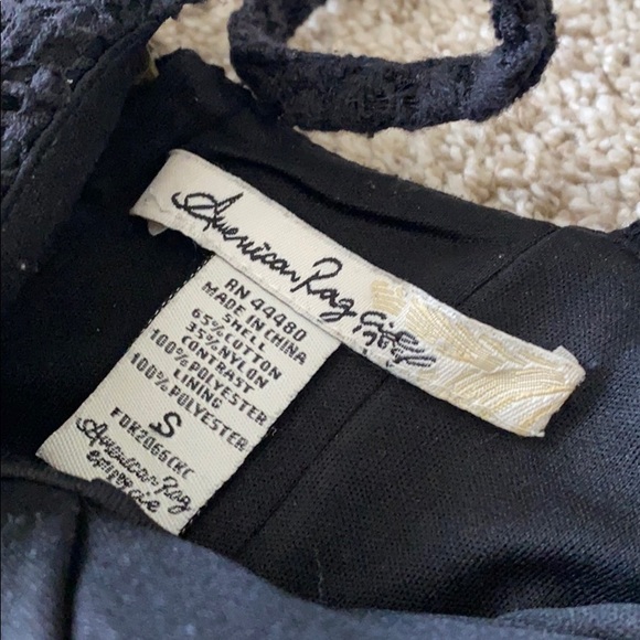 American Rag high low black floral dress size small - Picture 7 of 7